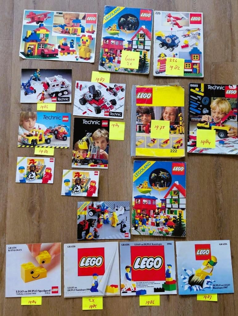 16x  catalogus idea book vintage Lego, Kinderen en Baby's, Speelgoed | Duplo en Lego, Ophalen of Verzenden, Gebruikt, Complete set
