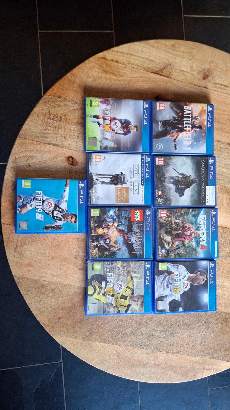 PS4 Game: FIFA, Battlefield, Far Cry, LEGO, Shadow of Mordor, Gebruikt, Vanaf 18 jaar, Overige genres, Virtual Reality