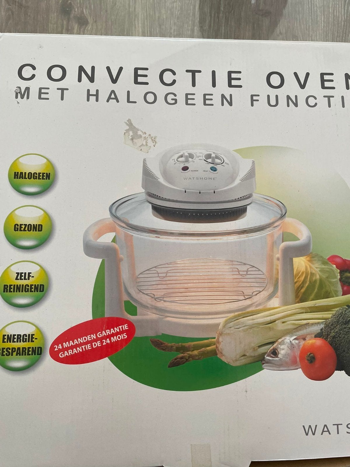 Convectie Oven met Halogeen Functie - WatsHome, Minder dan 45 cm, Overige merken, Ophalen of Verzenden, Zo goed als nieuw