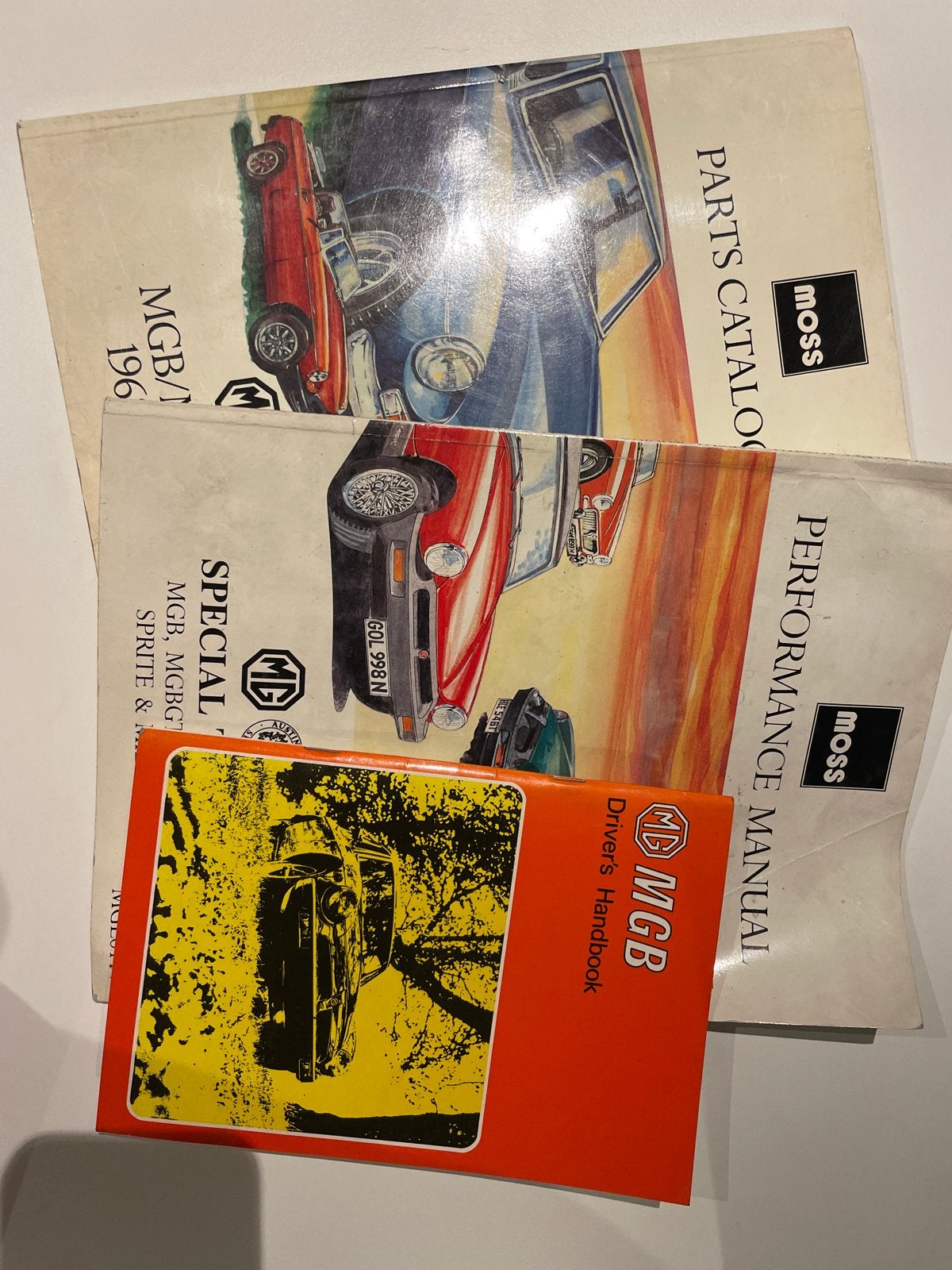 Diverse MG handleidingen en catalogi, Ophalen of Verzenden, Gelezen, Overige merken