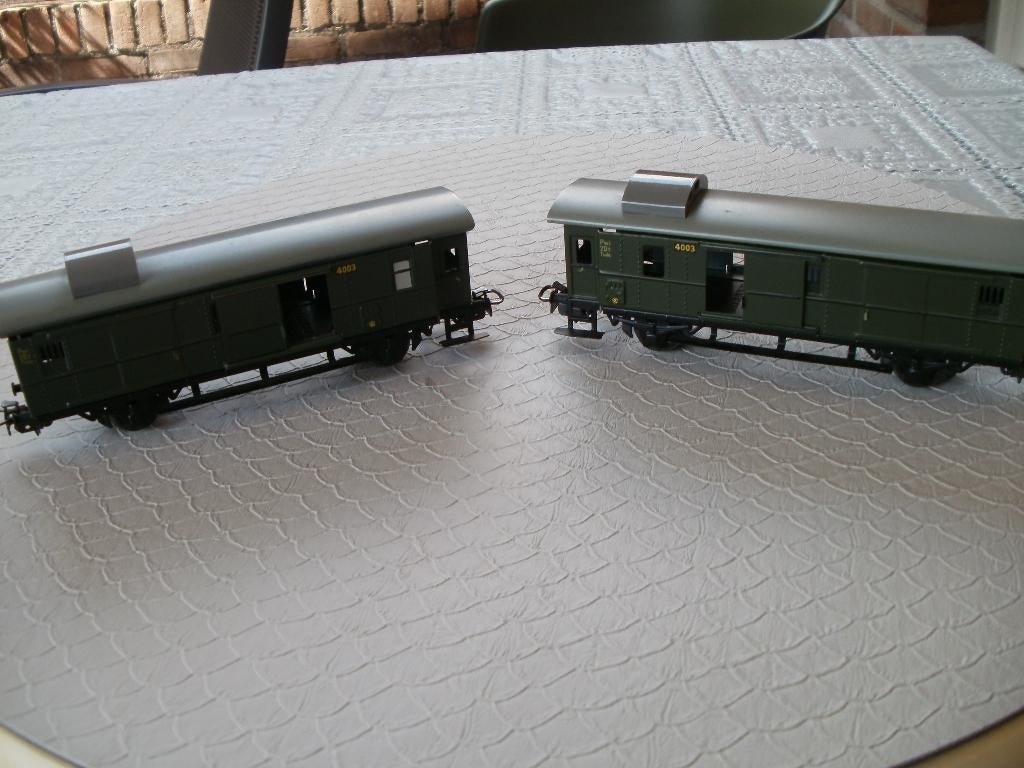 Marklin Ho Bagagewagen no 4003 met ovp,, Wisselstroom, Wagon, Ophalen of Verzenden, Zo goed als nieuw