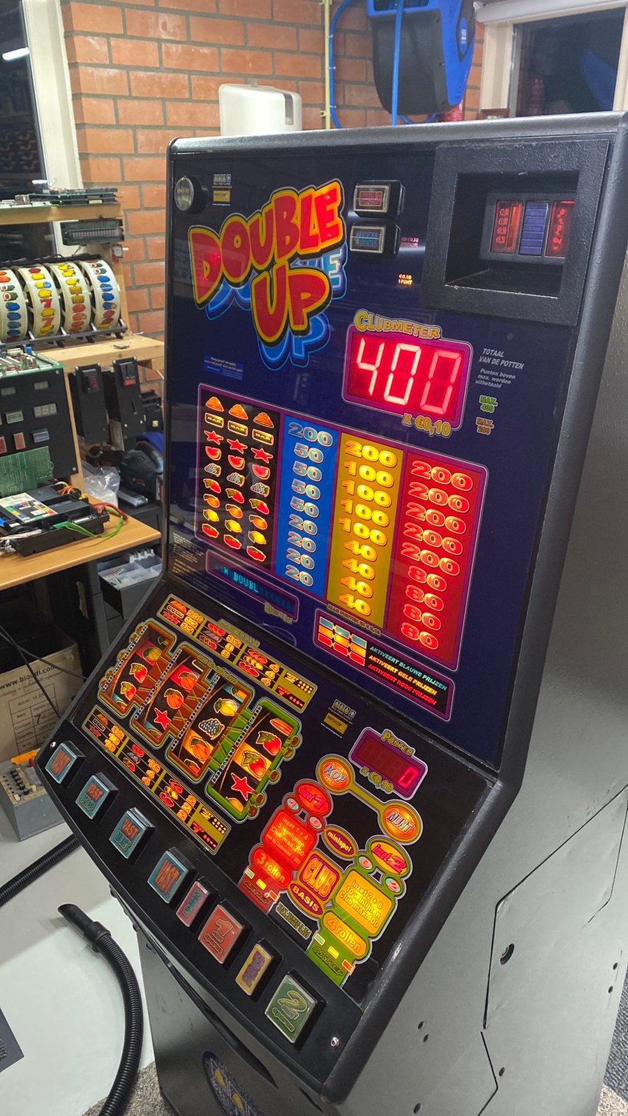 Nette Double-Up op euro’s in en uit. €300, Verzamelen, Automaten | Gokkasten en Fruitautomaten, Euro, Ophalen, Zo goed als nieuw
