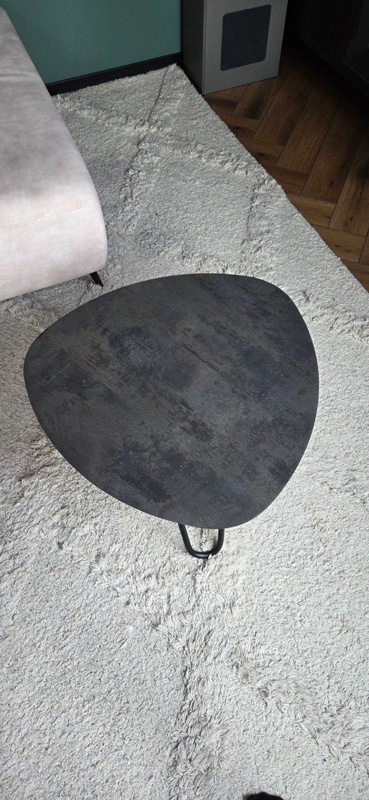 Xooon Masura Salontafel Antraciet, Huis en Inrichting, 50 – 75, 50 tot 100 cm, Zo goed als nieuw, Overige vormen