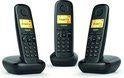 Gigaset A170 - Trio DECT telefoon - Zwart, N, Ophalen of Verzenden, N, 3 handsets