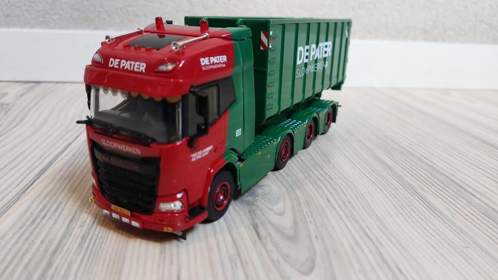 Wsi Ginaf De Pater container haakarm, Hobby en Vrije tijd, Ophalen of Verzenden, Nieuw, Bus of Vrachtwagen, Wsi