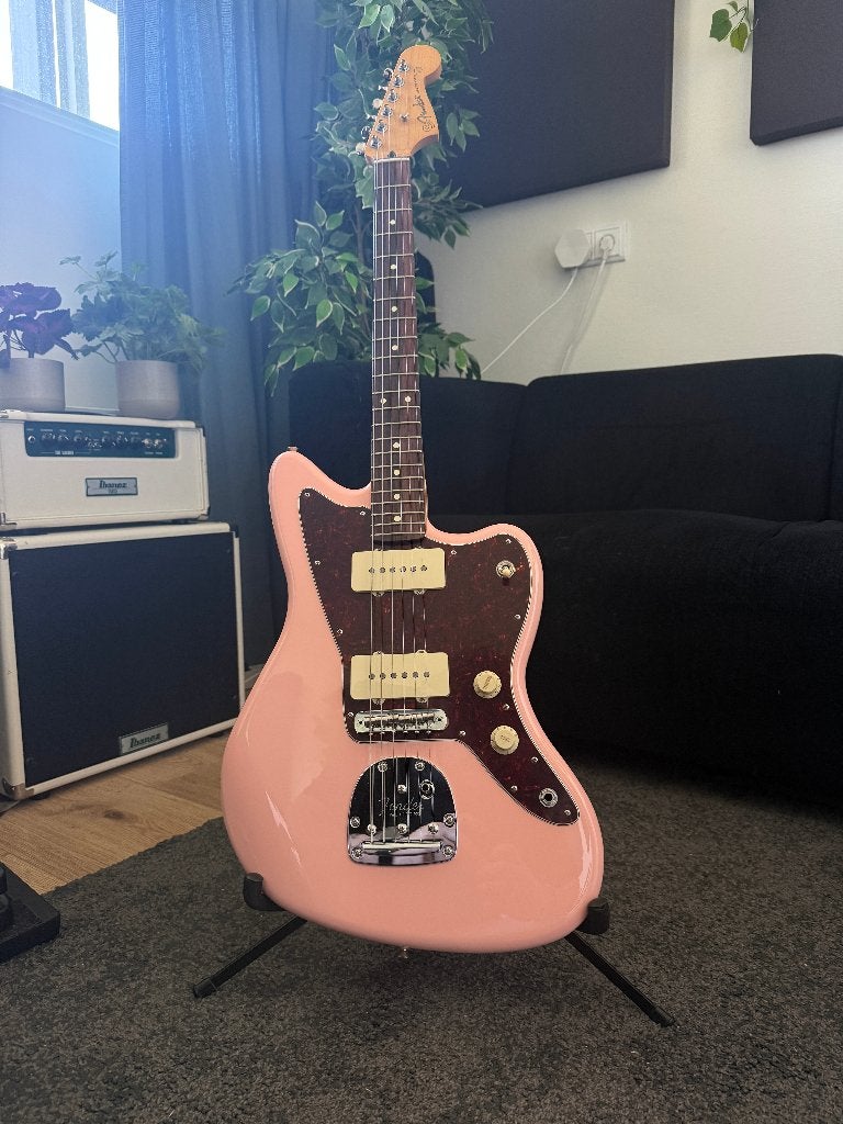 LIMITED EDITION - Fender Player II Jazzmaster - Shell Pink, Ophalen, Nieuw, Solid body, Fender