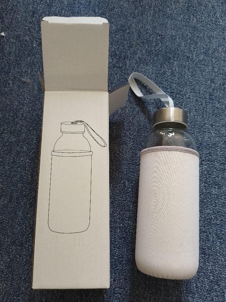 glazen thermosfles, Ophalen of Verzenden, Nieuw