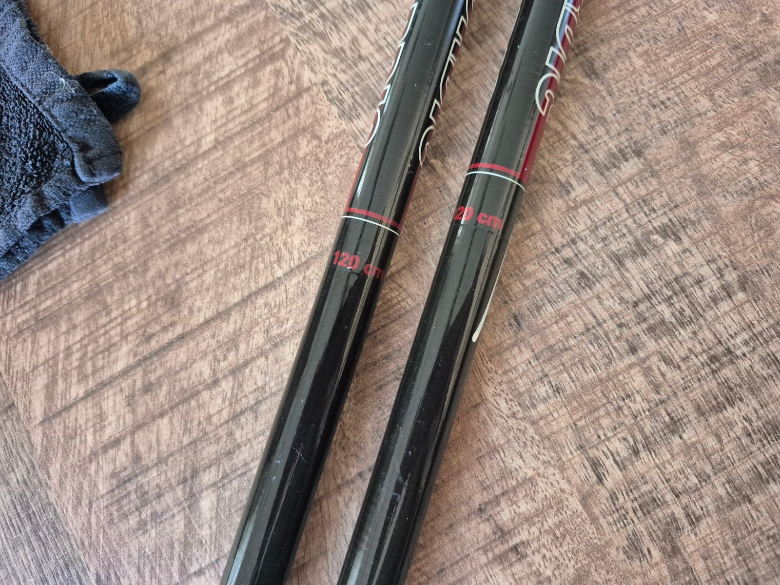 Human Nature Carbon Nordic Walkingstokken 120 cm, Sport en Fitness, Ophalen of Verzenden, Zo goed als nieuw, Wandelstok