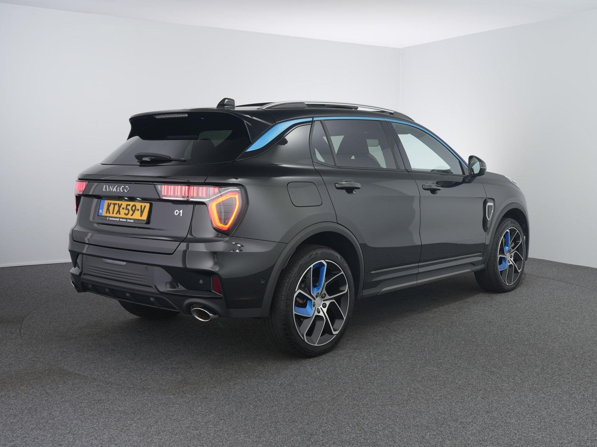 Lynk & Co 01 1.5 | Zwarte hemel | Pano | 360 Camera | Memory, Auto's, Stof, Euro 6, Zwart, Plug-in hybride
