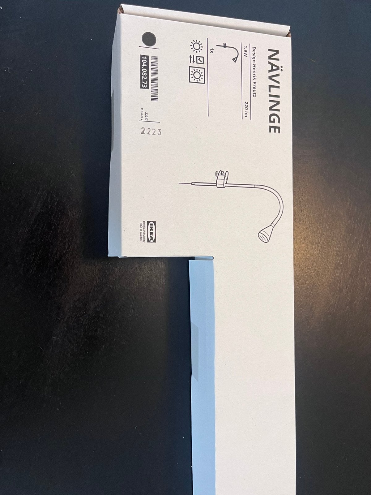 Nieuw in doos ikea nävlinge lampen 1-24 stuks, IKEA, Ophalen of Verzenden, Nieuw, Zwart