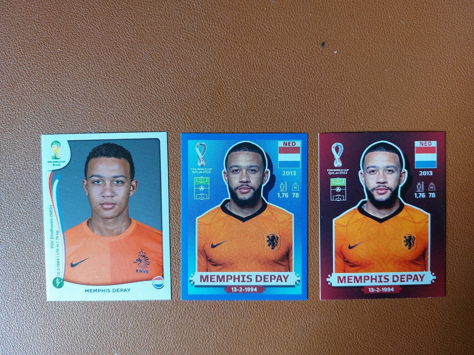 panini depay voetbal plaatjes 2014 rookie 2022 swiss, Hobby en Vrije tijd, Ophalen of Verzenden, Zo goed als nieuw, Meerdere plaatjes