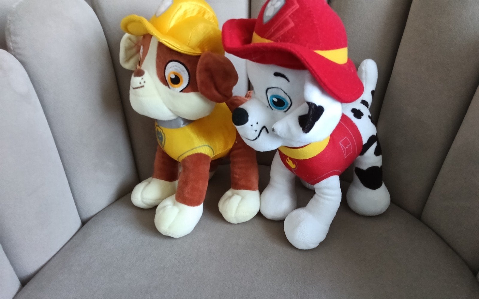 2 heerlijke paw patrol knuffels, Kinderen en Baby's, Speelgoed | Knuffels en Pluche, Ophalen of Verzenden, Zo goed als nieuw, Overige typen