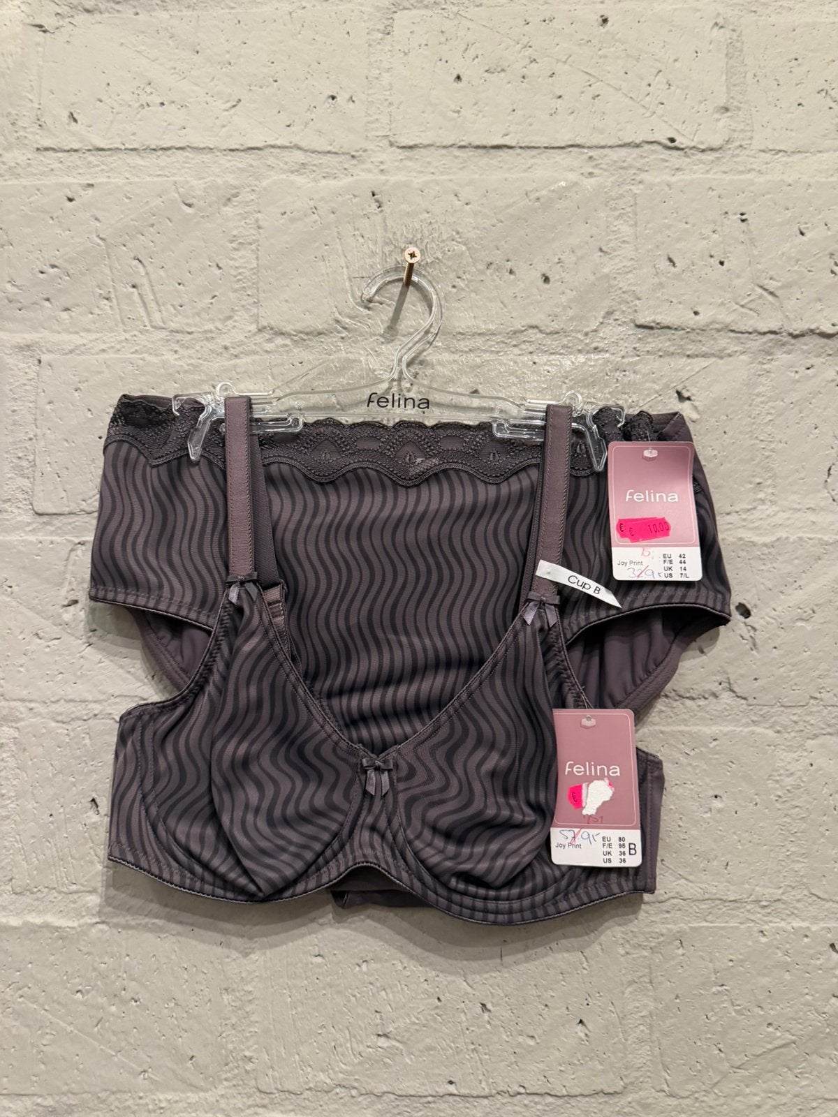 Felina bh 40/ 80B slip 42 NIEUW!! Bh €30, Ophalen of Verzenden, BH