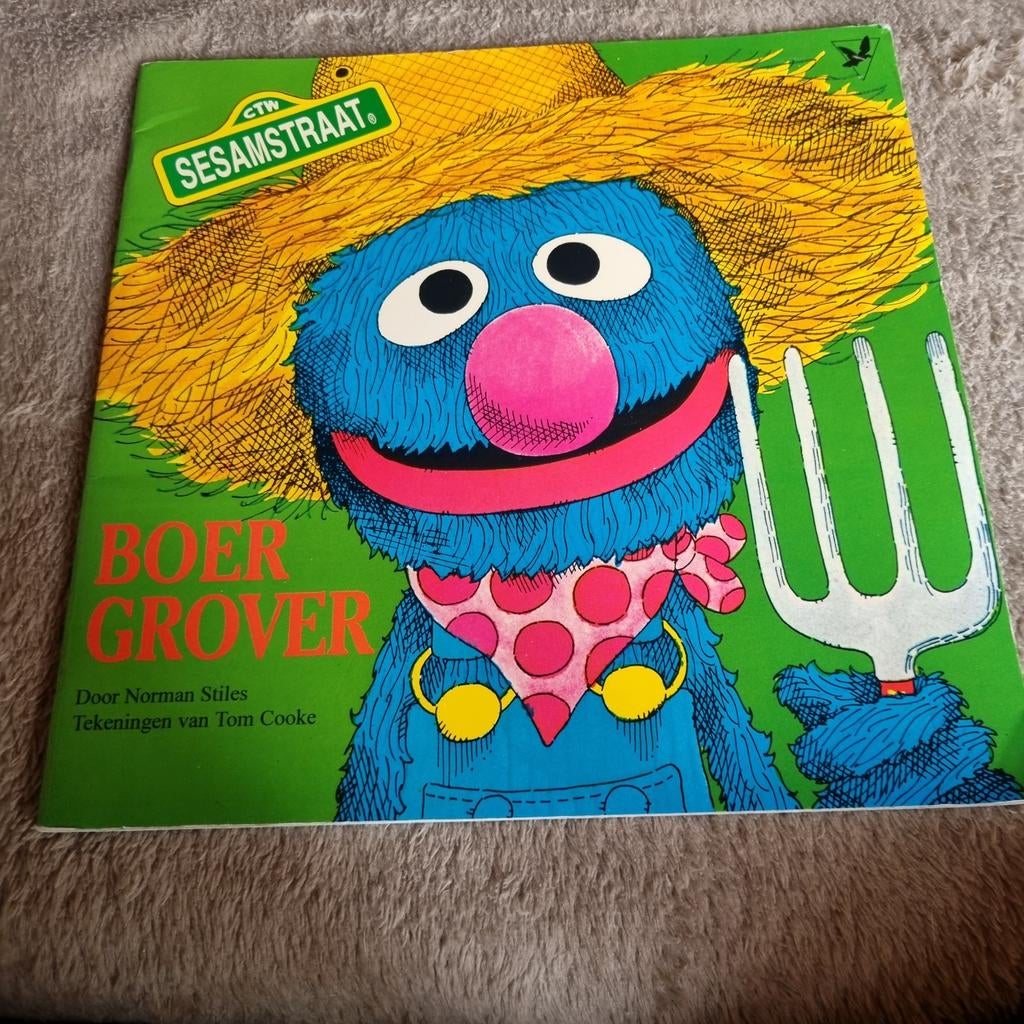 Boer Grover - Sesamstraat Kinderboek, Ophalen of Verzenden, Gelezen, Norman Stiles, Fictie algemeen