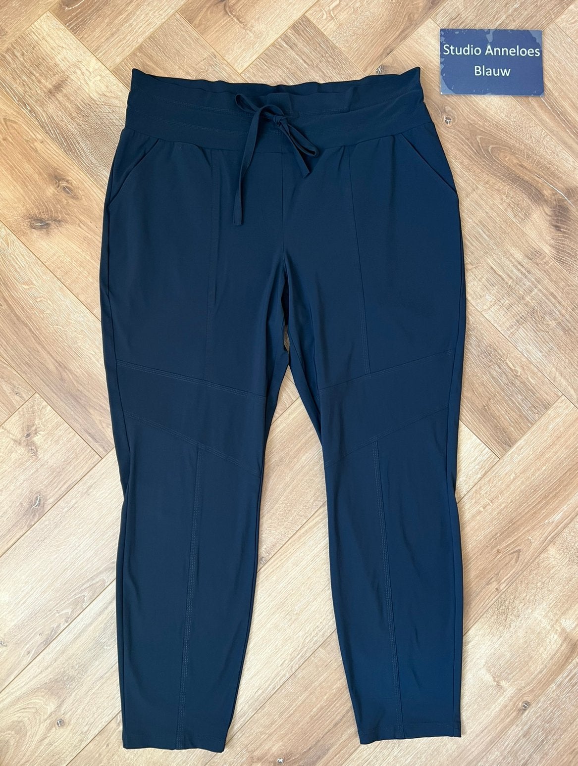 Studio anneloes new franka broek XXL donkerblauw travelstof, Blauw, Maat 46/48 (XL) of groter, Ophalen of Verzenden, Zo goed als nieuw