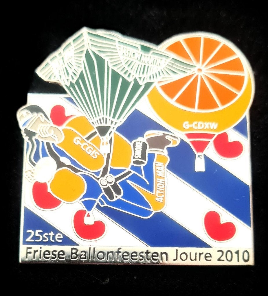 Aston Martin-25e Friese Ballonfeesten Joure 2010 pin, Verzamelen, Verzenden, Nieuw, Transport, Speldje of Pin