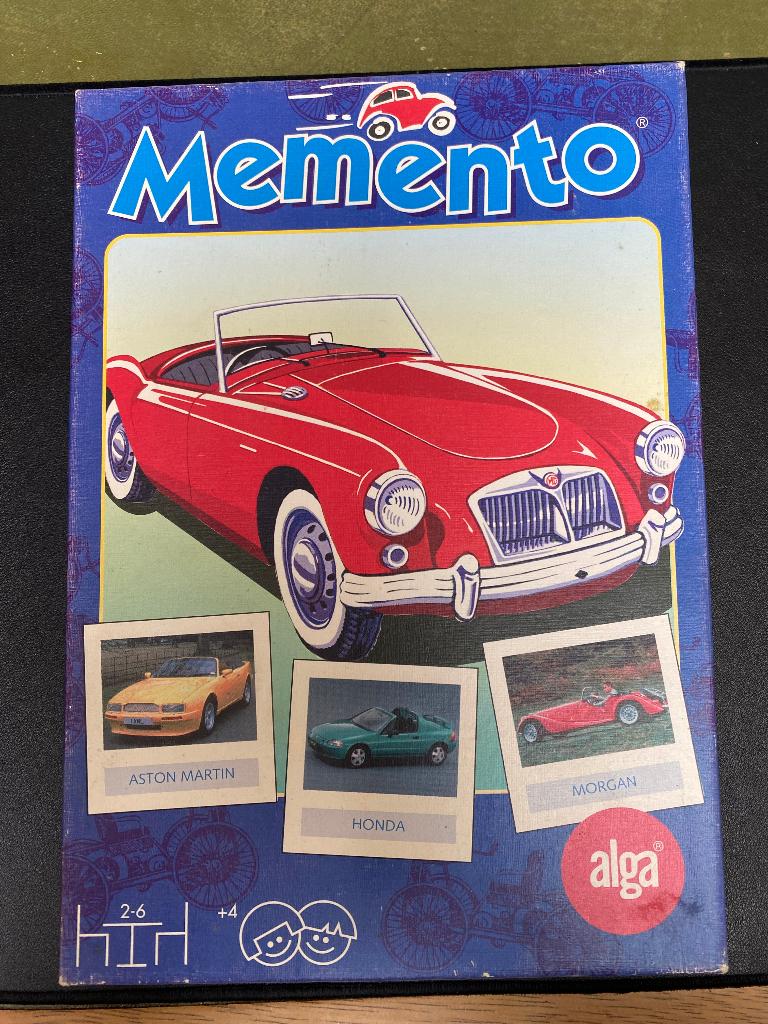 Momento Auto Memory spel MGA Alga, Verzamelen, Automerken, Motoren en Formule 1, Ophalen of Verzenden, Zo goed als nieuw, Auto's