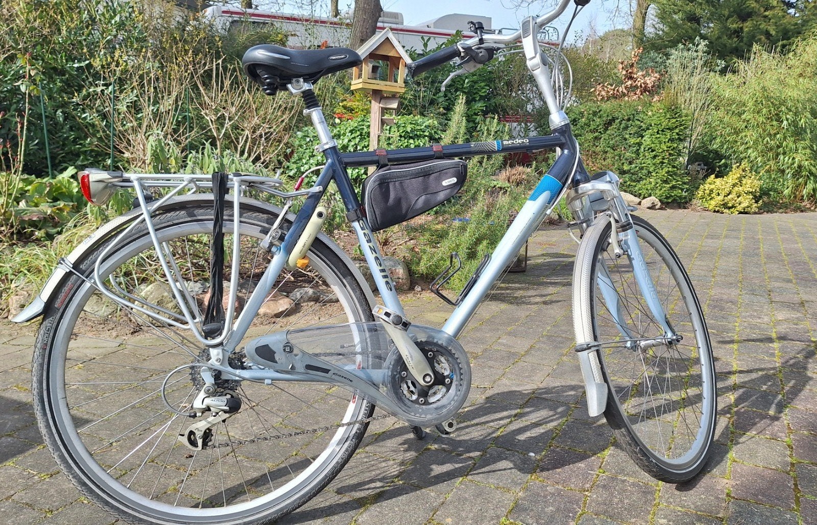 Gazelle Medeo fiets - Zo goed als nieuw, Ophalen, Sparta, Velgrem, Versnellingen