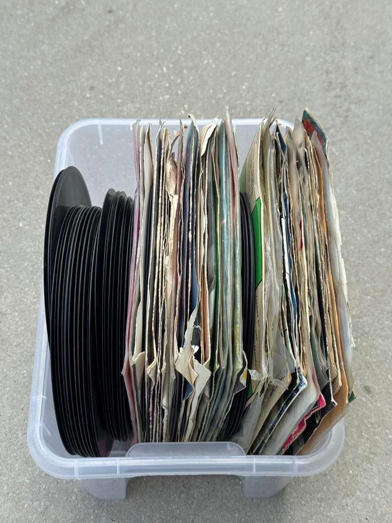 Grote verzameling 70+ singles (7 inch) uit 1960-1985, Cd's en Dvd's, Vinyl Singles, Gebruikt, 7 inch, Single, Ophalen of Verzenden