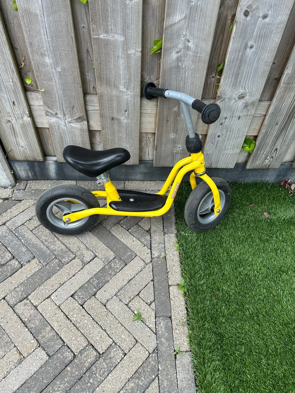 Puky loopfiets geel - Gebruikt maar nog netjes, Ophalen, Gebruikt, Minder dan 16 inch