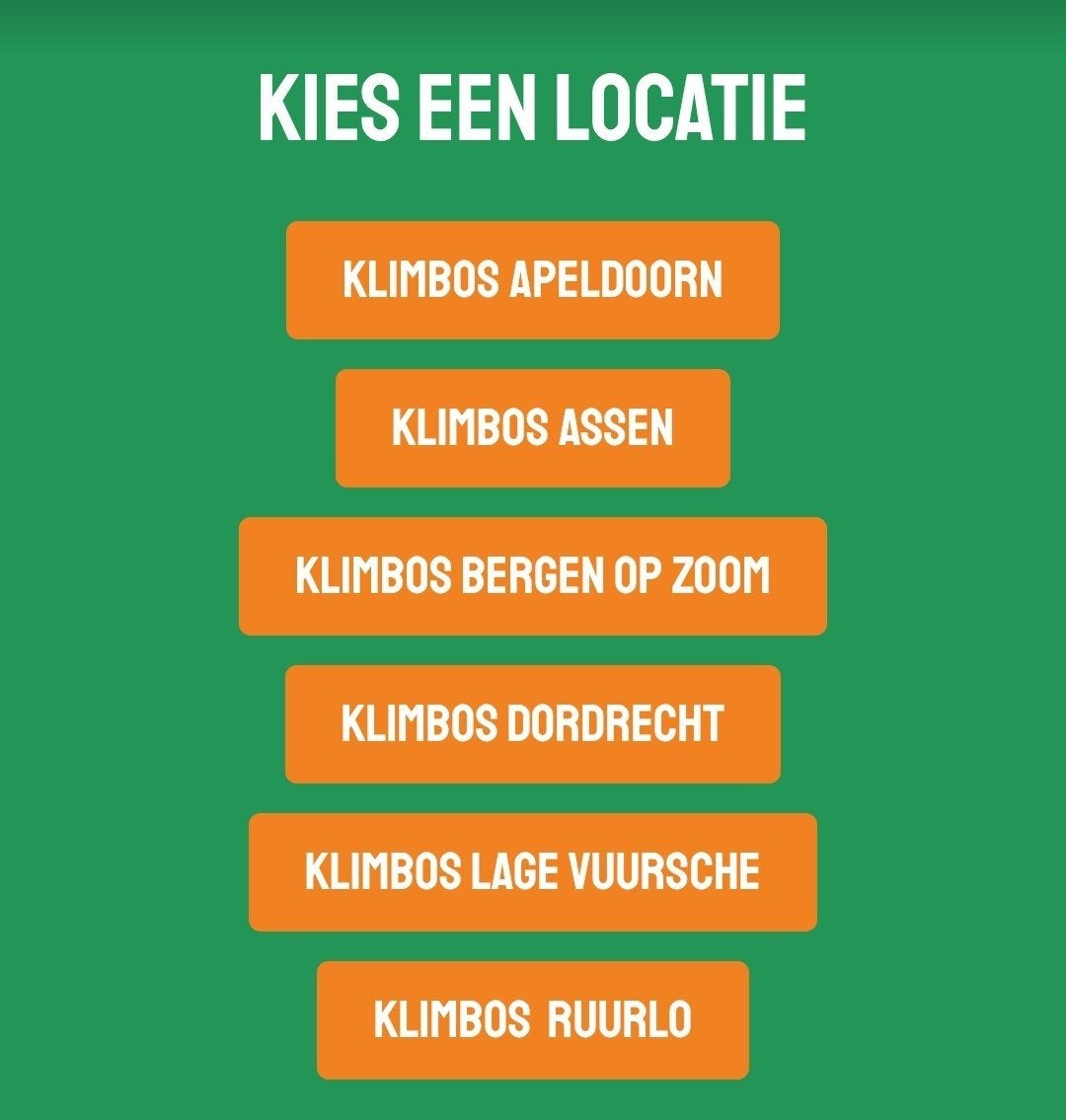 Klimbos 15% kortingsvoucher, Tickets en Kaartjes, Eén persoon, Kortingsbon