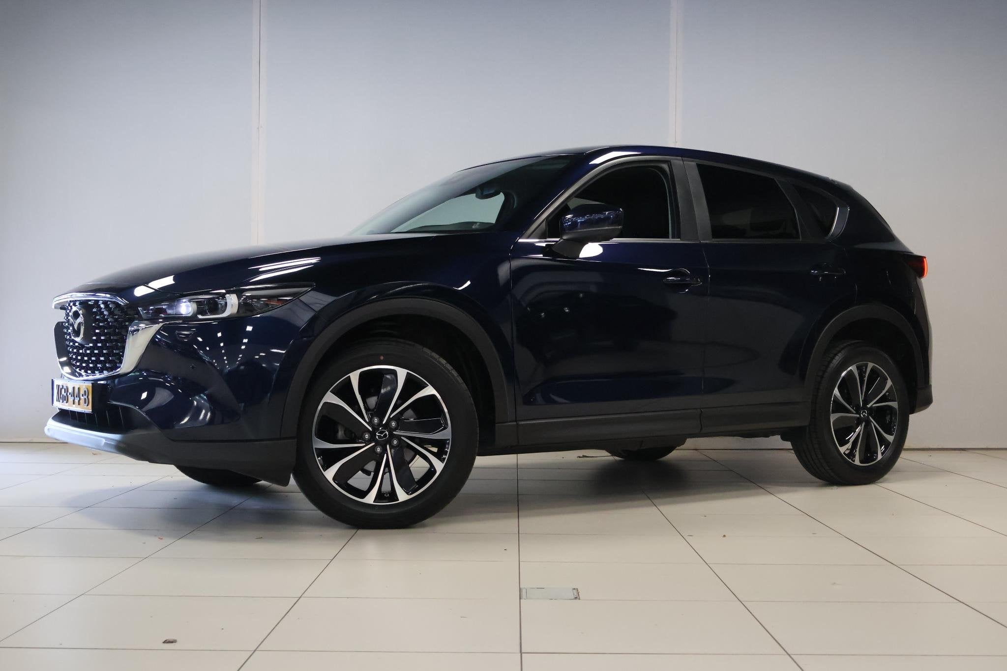 Mazda CX-5 2.5 e-SkyActiv-G M Hybrid 194 Advantage, Auto's, Stof, Gebruikt, 4 cilinders, Blauw