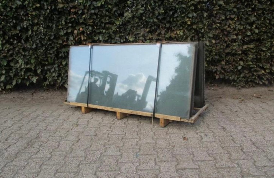 Gebruikt (op maat) tuindersglas. Kweekkas Broeibak tuinglas, Doe-het-zelf en Verbouw, Glas en Ramen, Ophalen of Verzenden, Gebruikt