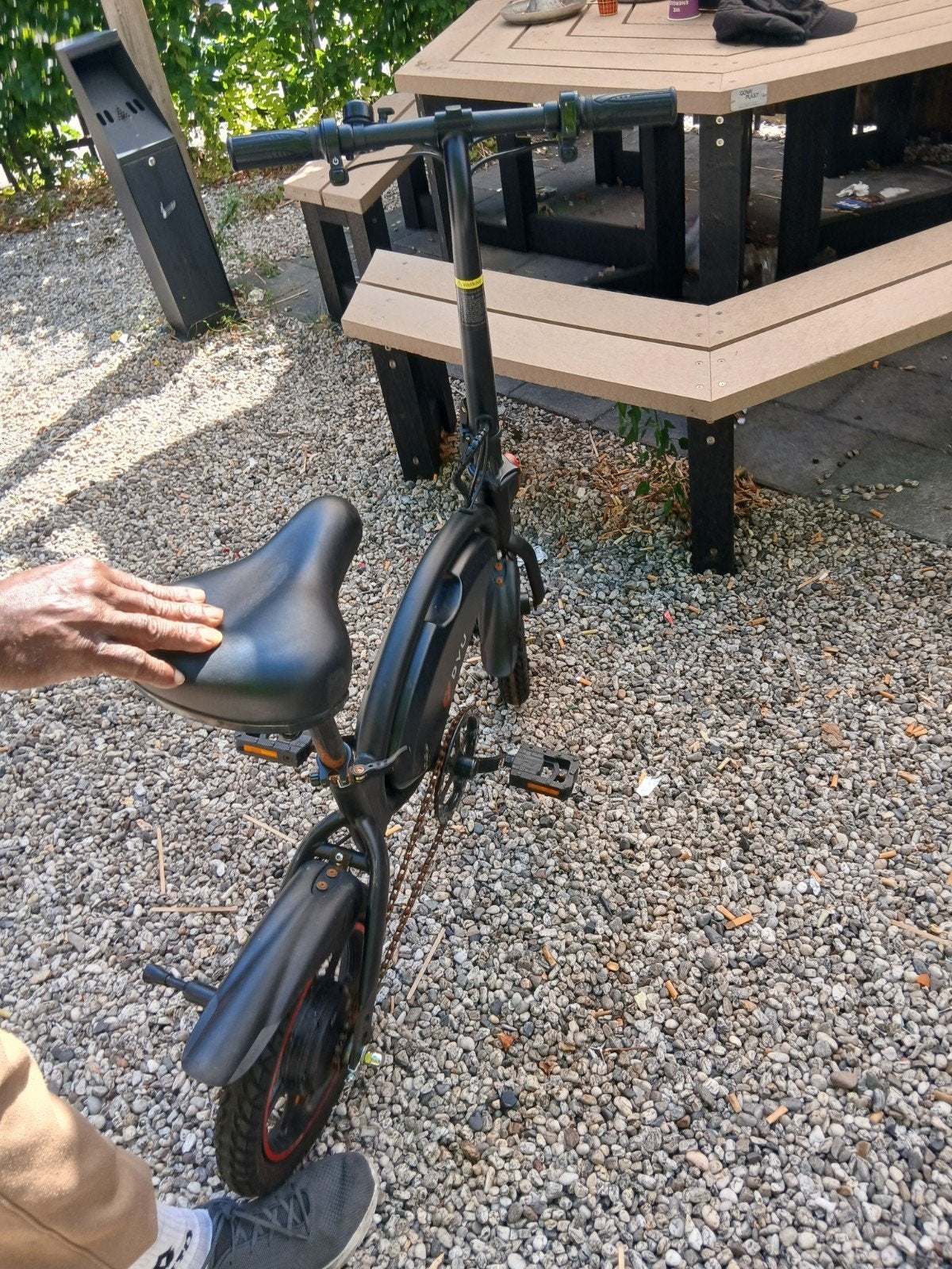 DYU Opvouwbare Elektrische Fiets - Compact en Handig, Overige merken, Gebruikt, Ophalen of Verzenden, Minder dan 47 cm