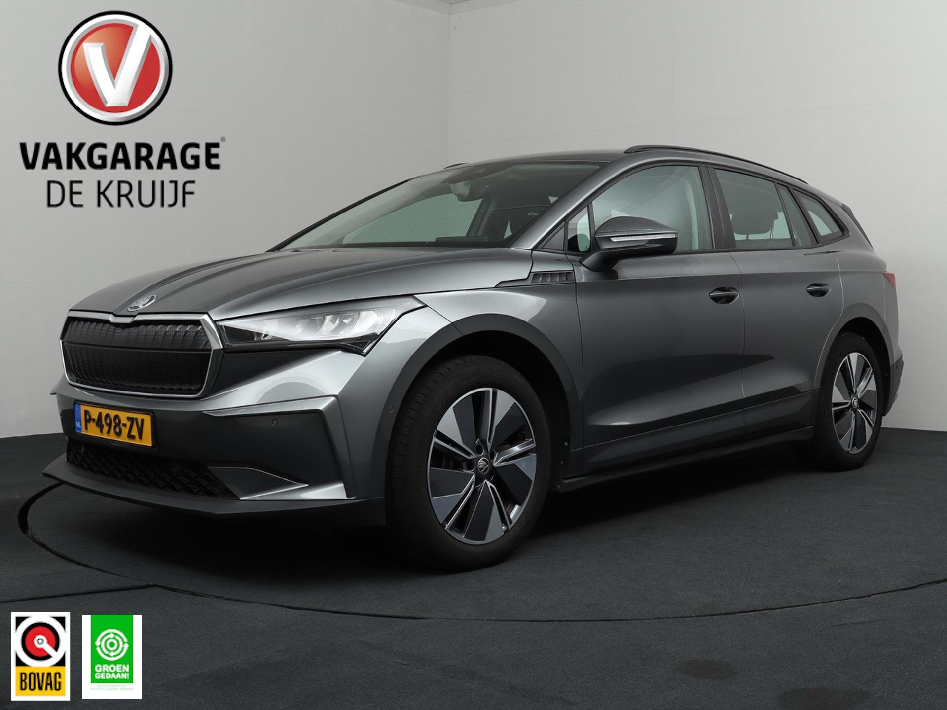 Skoda Enyaq iV 60 SoH 92,8% | Cruise Control | Navigatie | A, Automaat, Achterwielaandrijving, Gebruikt, Leder en Stof
