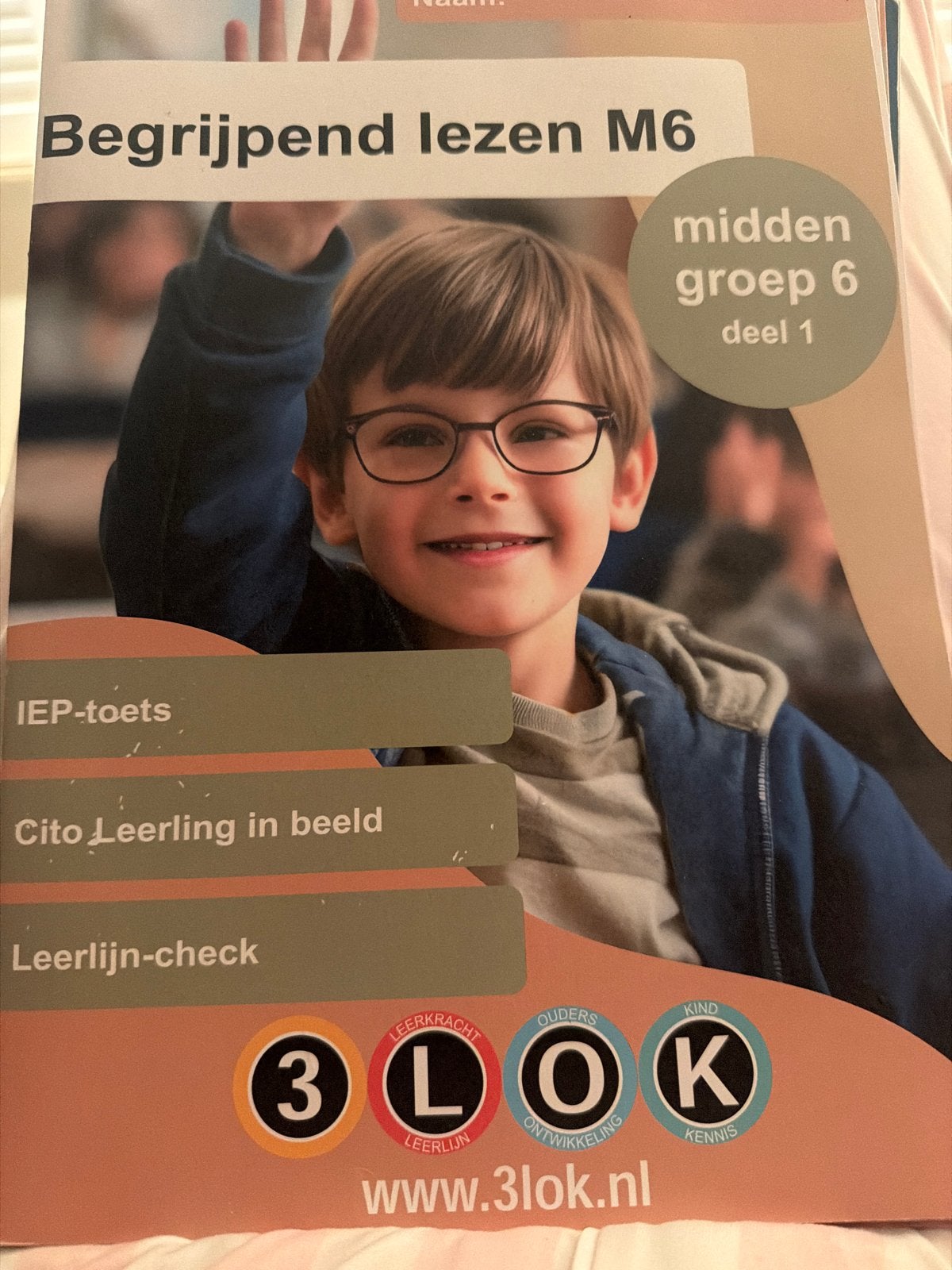 3LOk M6 Deel 1: Begrijpend Lezen, Taalverzorging, Rekenen, Ophalen of Verzenden, Zo goed als nieuw, Overige niveaus, Overige vakken