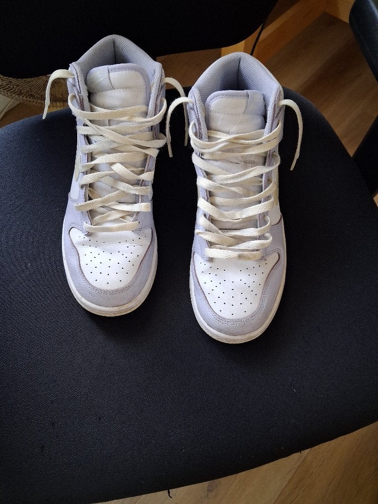 Nike Dunk High Sneakers Blauw-Wit Maat 41, Blauw, Nike, Ophalen of Verzenden, Sneakers of Gympen