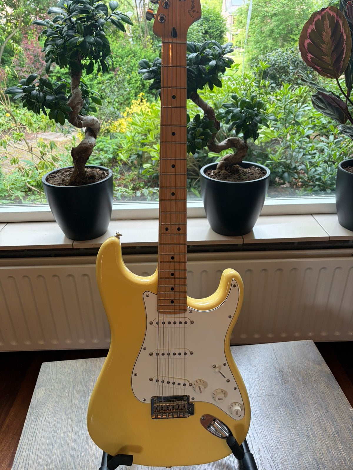 Fender player stratocaster, mexico, buttercream, Muziek en Instrumenten, Snaarinstrumenten | Gitaren | Elektrisch, Ophalen, Zo goed als nieuw