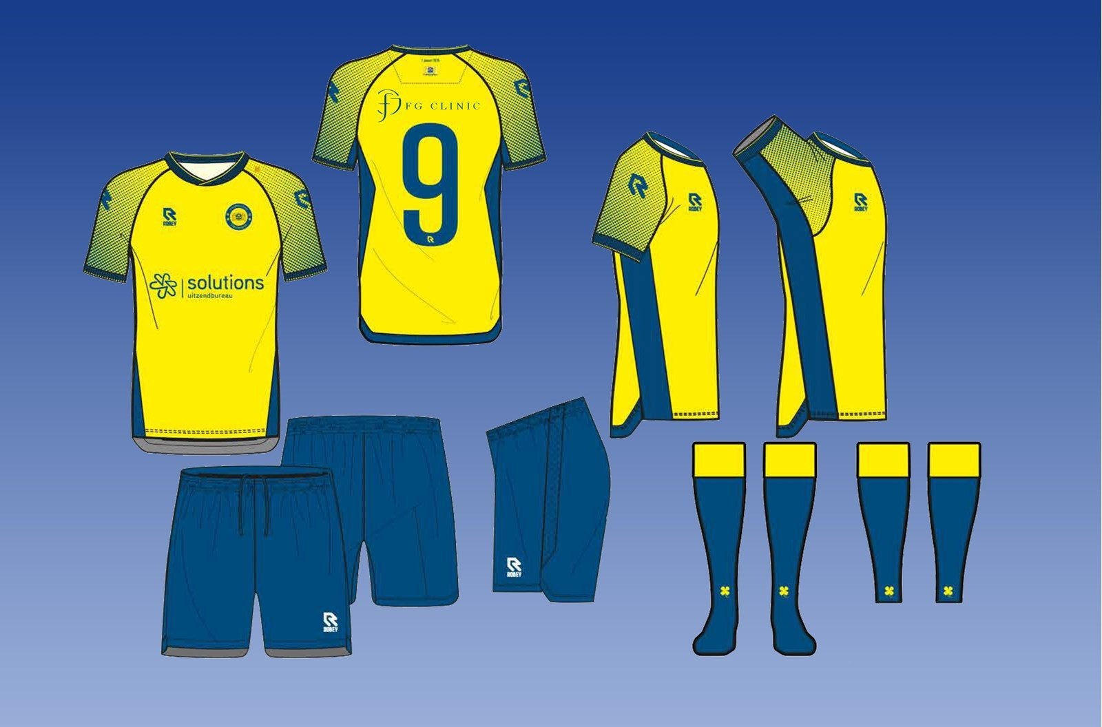 GEZOCHT FC Zoetermeer tenue maat XL, Maat XL, Ophalen, Shirt