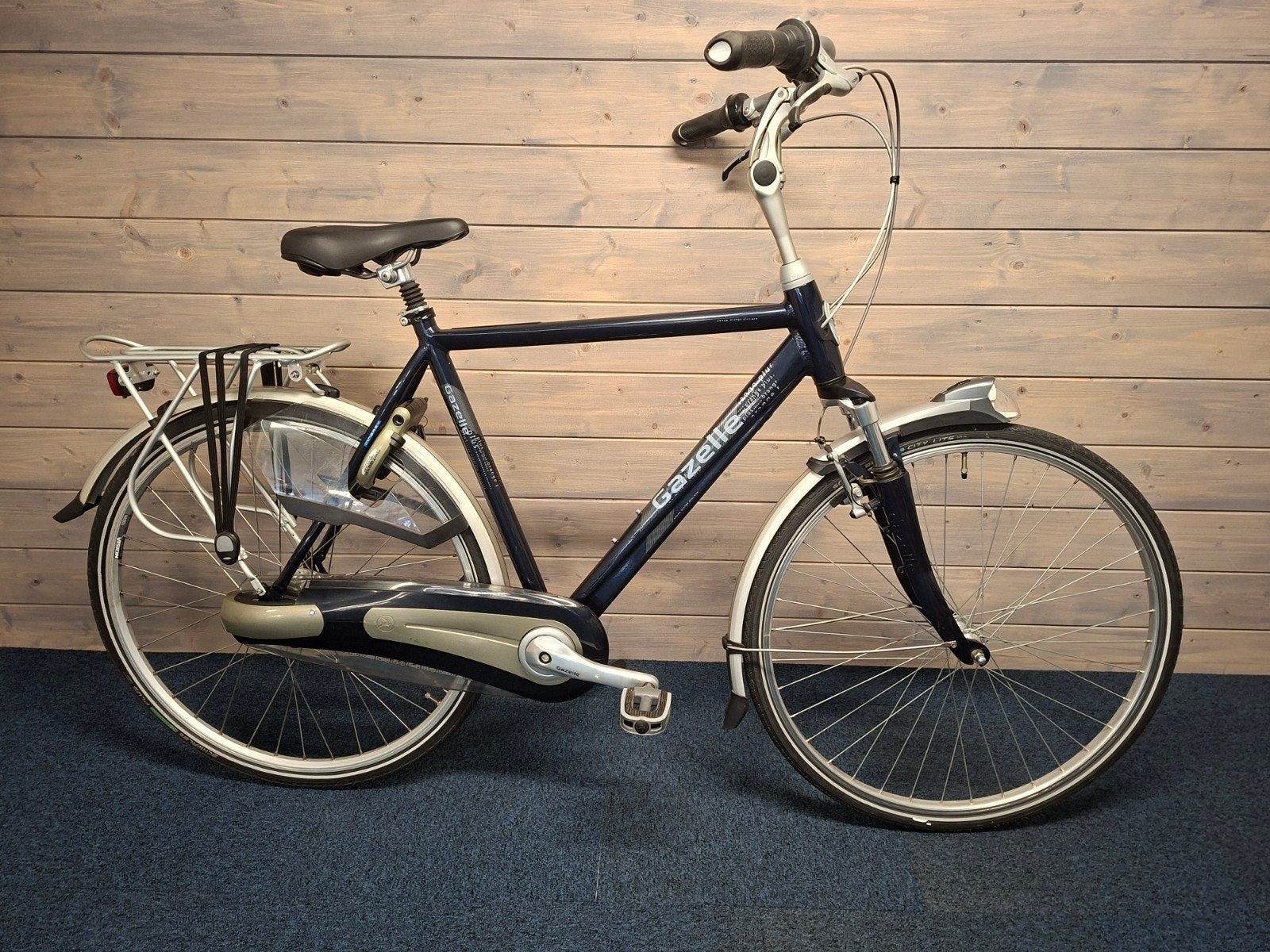 Gazelle Orange plus heren 57cm met 7 versnellingen, Ophalen, Voorvork
