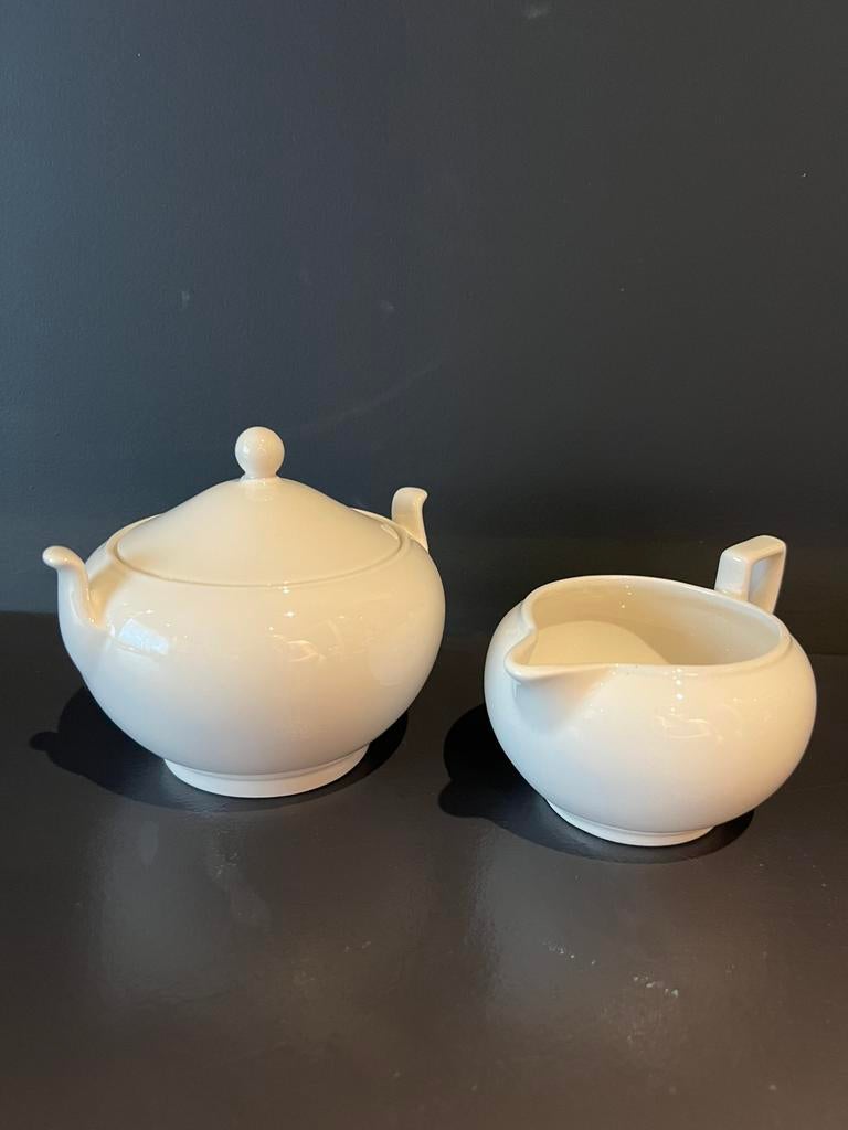 Wedgwood traditional plain melk & suiker, Ophalen of Verzenden