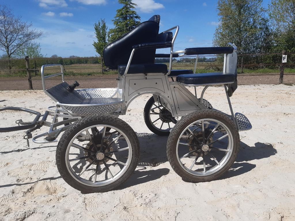 marathonwagen,  ,verkocht .Haflinger pagony zadel 17 inch, Gebruikt, Marathonwagen, Pony
