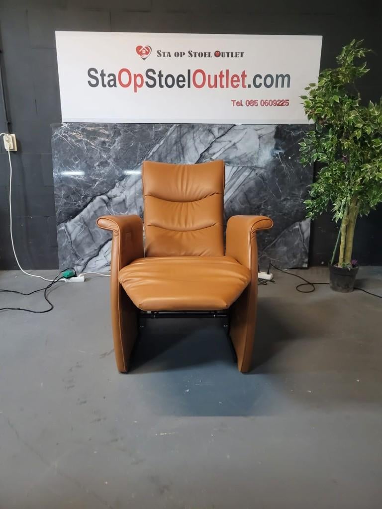 Staopstoel Prominent Frans Molenaar Met Topswing, Huis en Inrichting, Fauteuils, Minder dan 75 cm, Leer, Ophalen of Verzenden