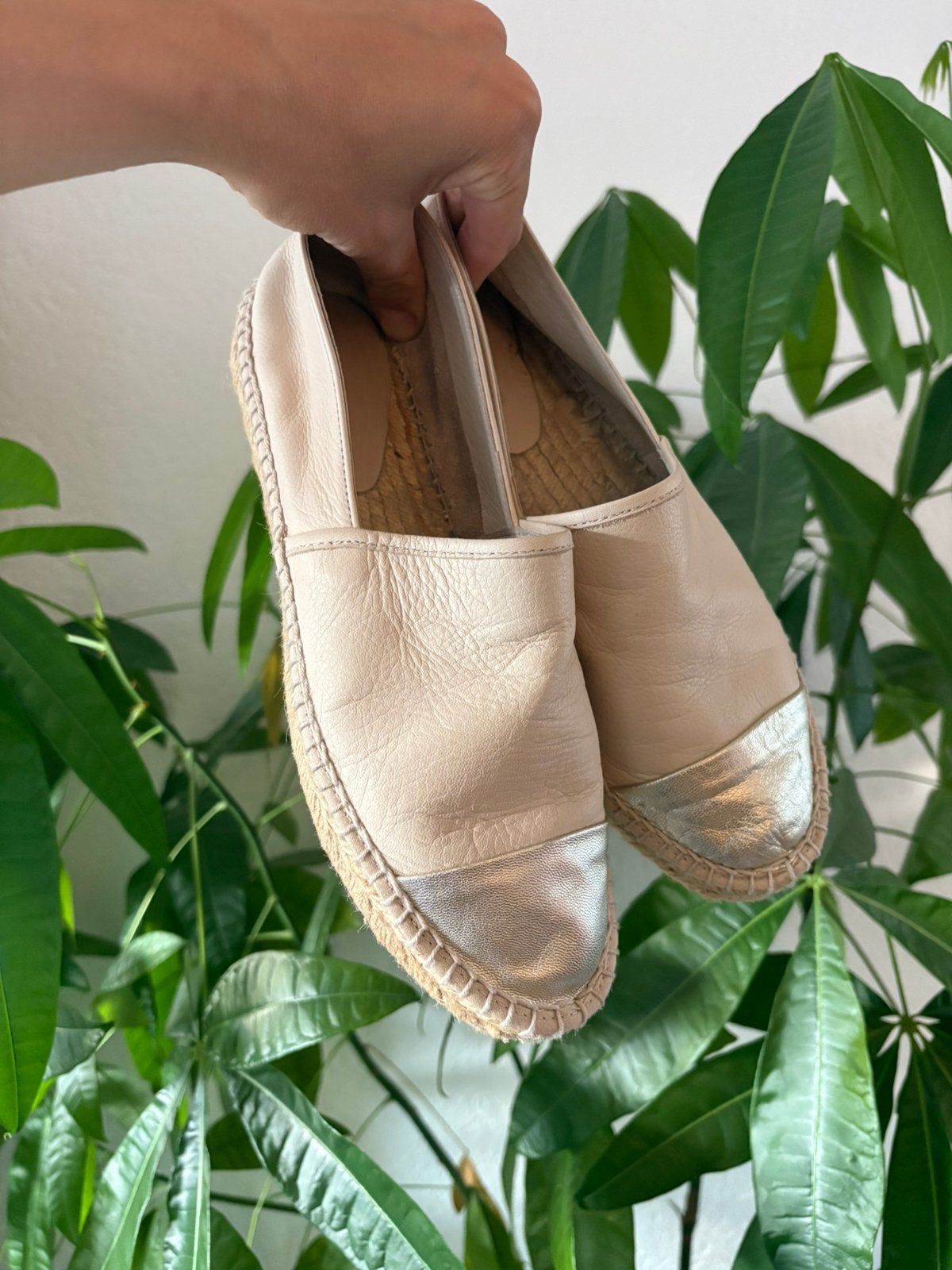 Maluo leren schoenen goud 40, Overige kleuren, Instappers, Ophalen of Verzenden, Zo goed als nieuw