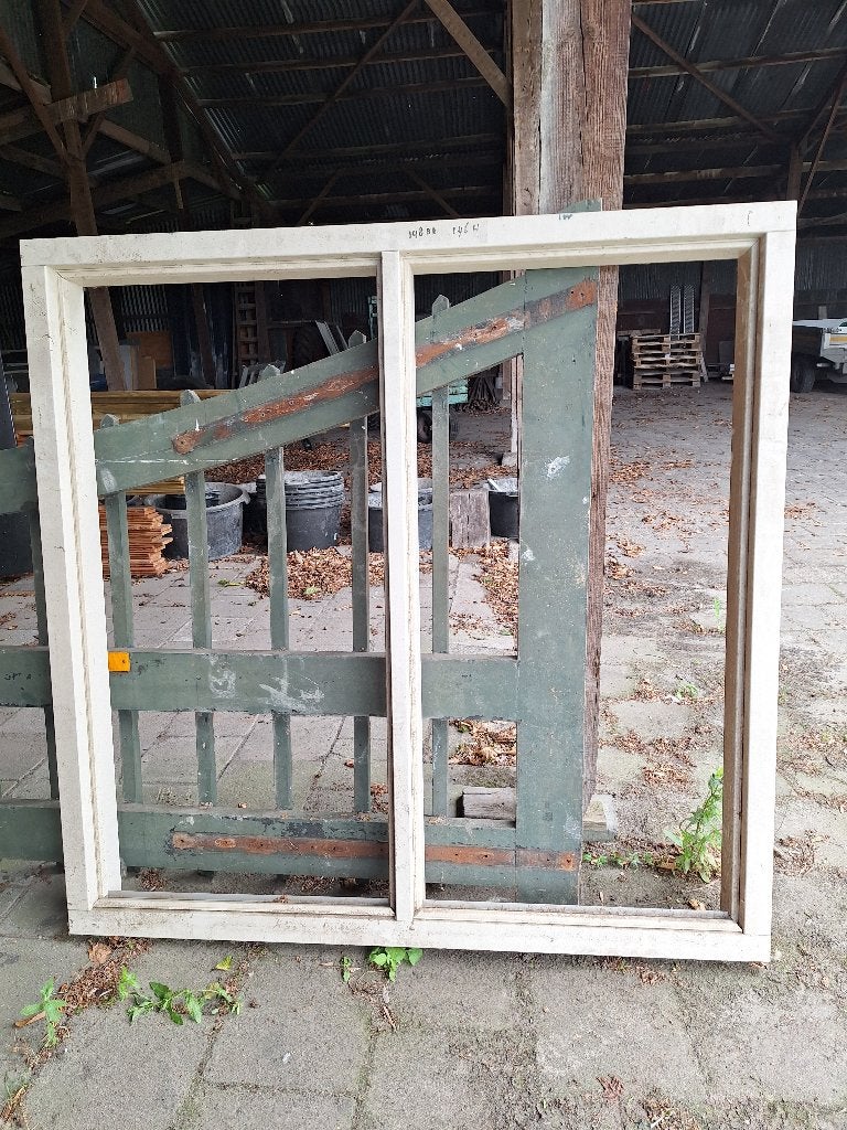 Hardhouten Raamkozijn - Nieuw, Doe-het-zelf en Verbouw, Kozijnen en Schuifpuien, Raamkozijn, Nieuw, 75 tot 150 cm, Hout
