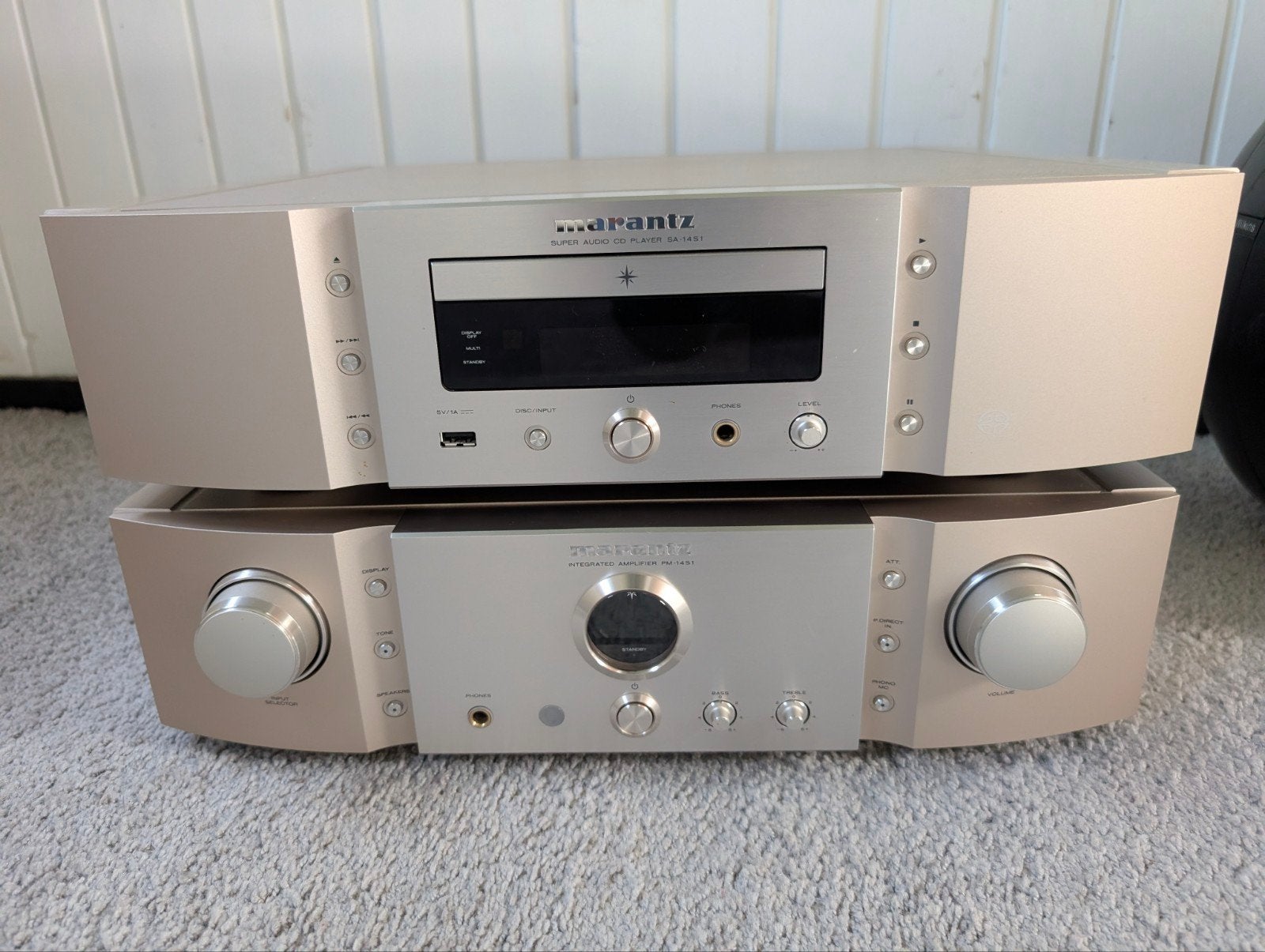 Marantz PM14S1 + SA14S1 CD + Opt/coax DAC, Ophalen, Zo goed als nieuw, Overige merken