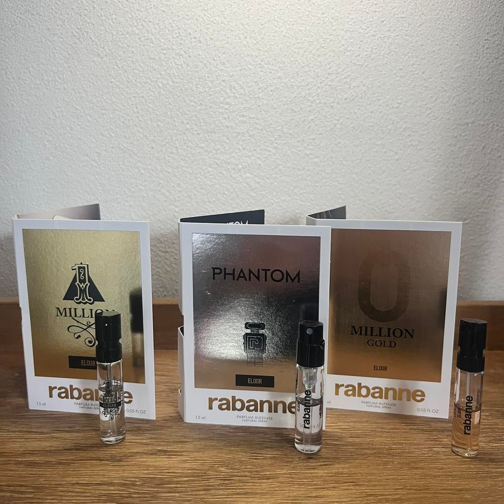 Paco Rabanne testers / samples 1,5ML, Ophalen of Verzenden, Nieuw