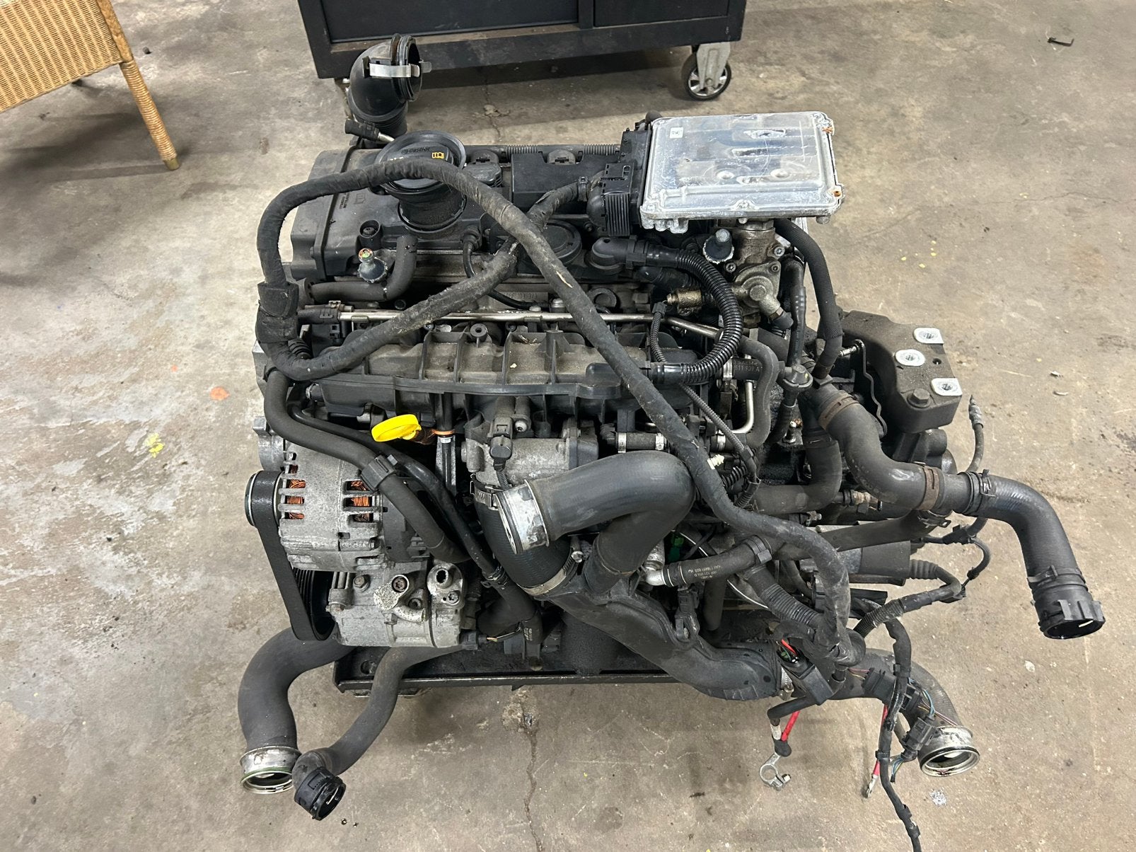Motorblok 2.0 TFSI BWA. 192.726km, Ophalen, Gebruikt, Volkswagen