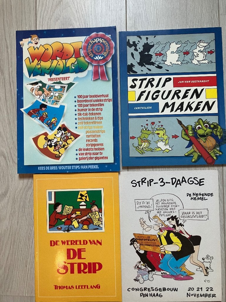 Boeken over het stripverhaal, Boeken, Ophalen of Verzenden, Zo goed als nieuw, Diversen, Meerdere stripboeken