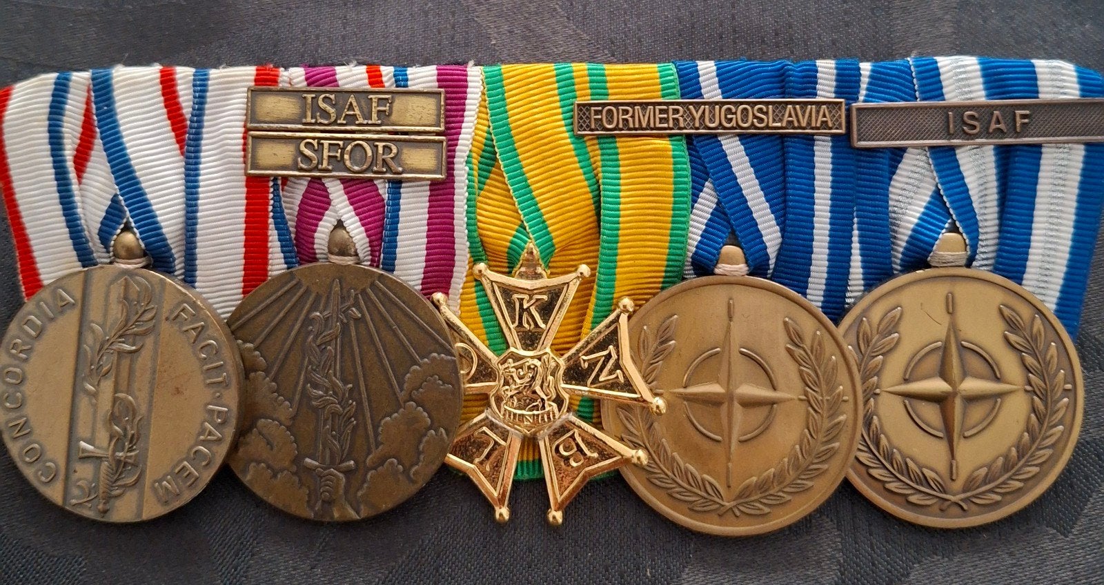 5 delige medaille opmaak, Verzenden, Landmacht, Nederland, Lintje, Medaille of Wings