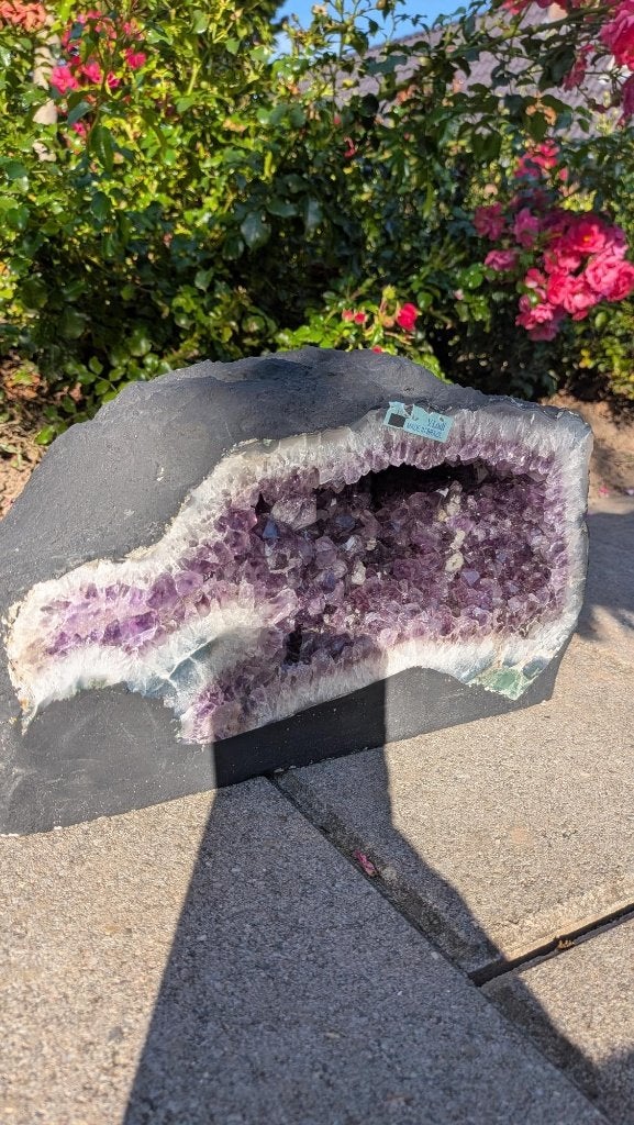 Amethist Geode met Stalactiet Oog (18,42 kg), Ophalen of Verzenden, Overige typen