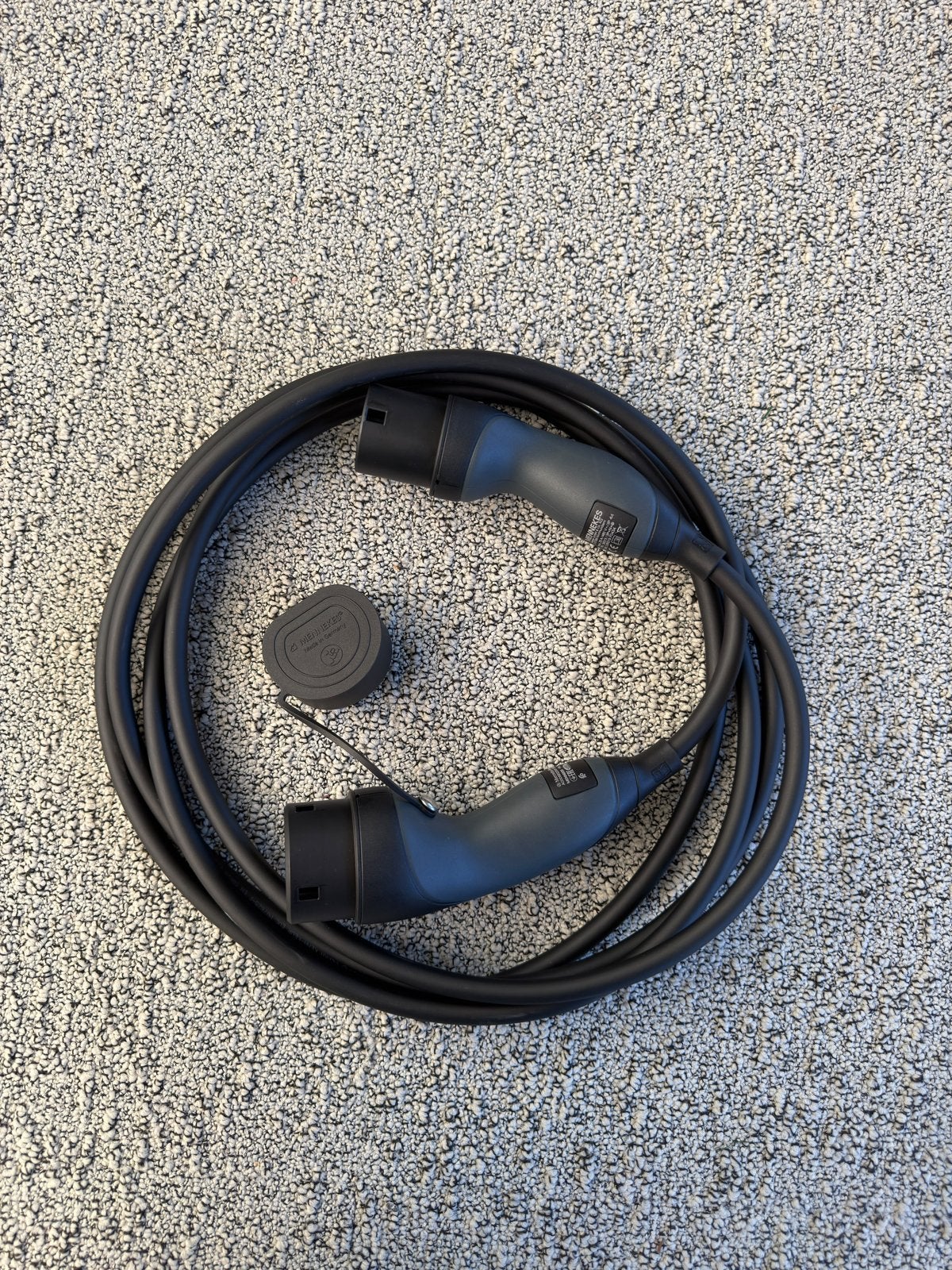 Mennekes mercedes Laadkabel Type 2 - 5 meter - 3 fase - 20A, Ophalen of Verzenden, Zo goed als nieuw