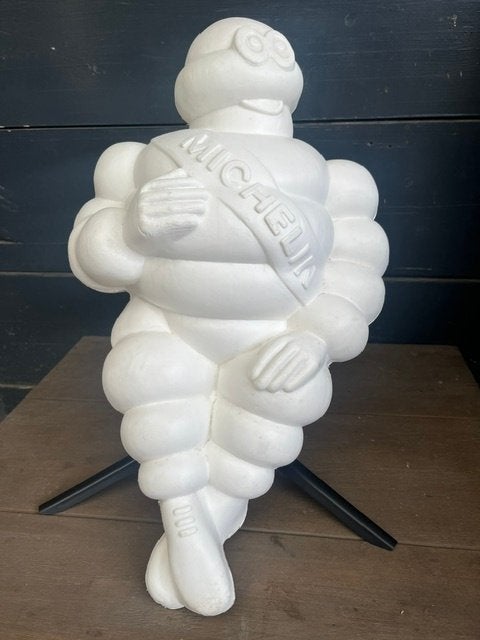 TEAB Originele zittende Michelin Bibendum pop 45 cm hoog, Ophalen of Verzenden, Gebruikt, Lichtbak of (neon) lamp