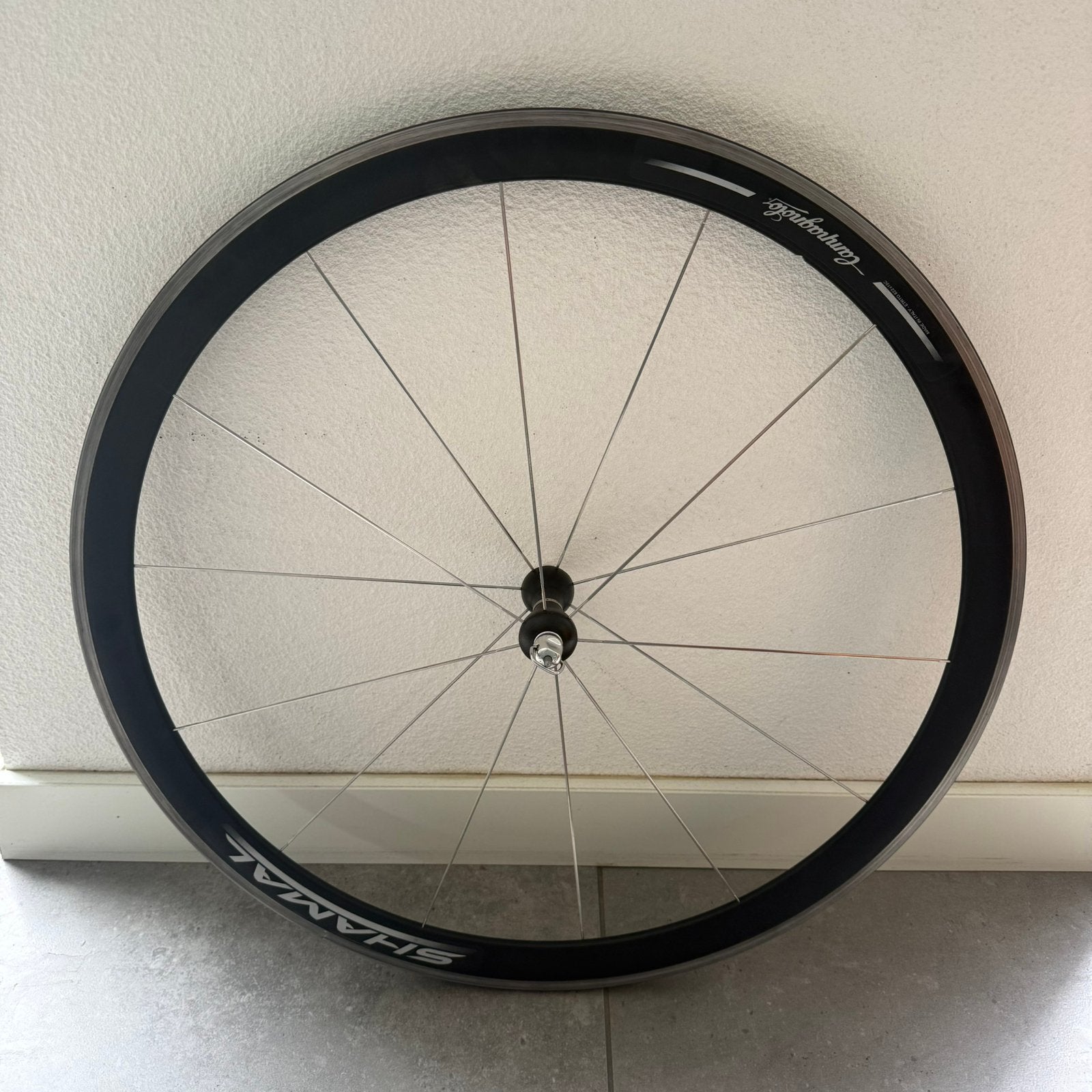 Campagnolo Shamal black draadband, Ophalen of Verzenden, Gebruikt, Racefiets, Wiel
