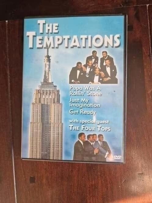 The Temptations DVD - Papa Was A Rollin' Stone & meer, Alle leeftijden, Ophalen of Verzenden, Muziekvideo's, Inclusief doosje
