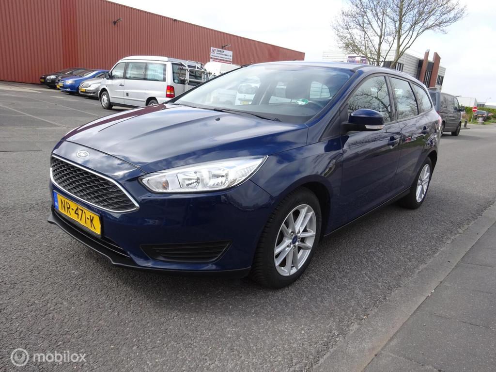 Ford Focus 1.0 Trend, Auto's, 101 pk, Gebruikt, Euro 6, Blauw